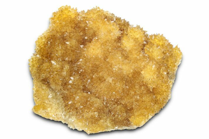 Intense Orange Calcite Crystal Cluster - Poland #332045